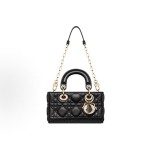 DIOR Lady D-Joy handbag, shoulder bag, crossbody bag, handbag, Super mini women\'s black style